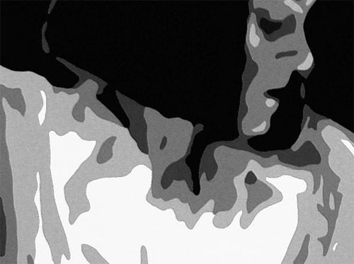 Ručno oslikana POP ART slika PULP FICTION 100k50 cm