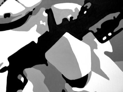 Ručno oslikana POP ART slika STAR WARS 90k60 cm