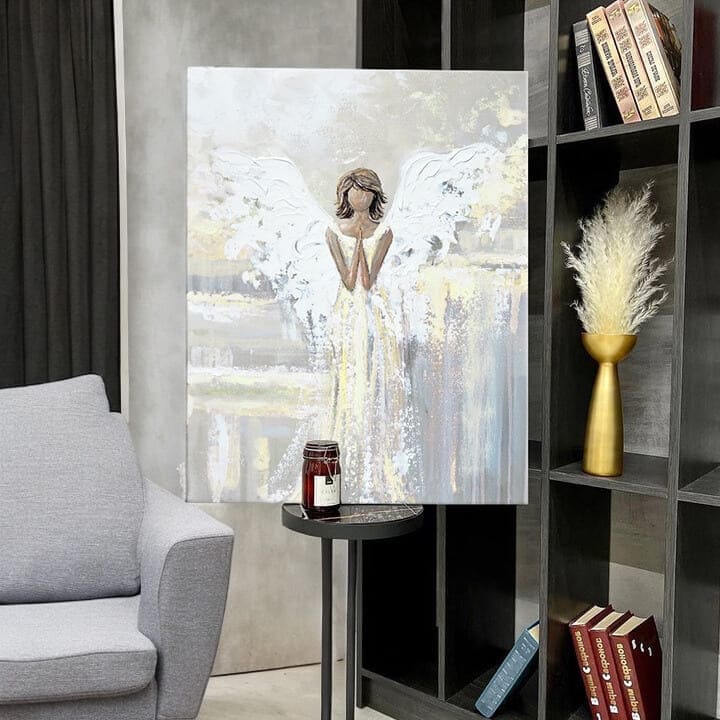 Анђеоске слике на платну Молитва