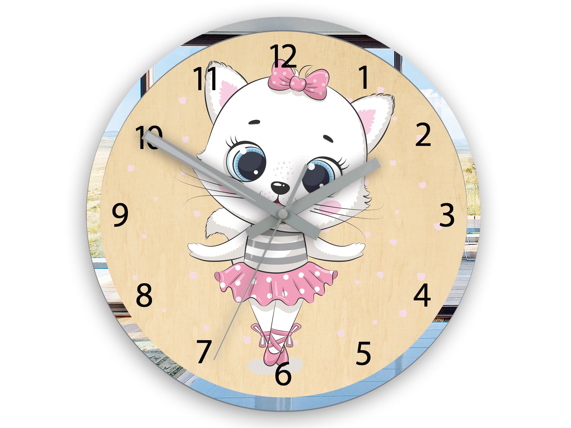 Dečiji zidni sat Cat Balerina - главна слика