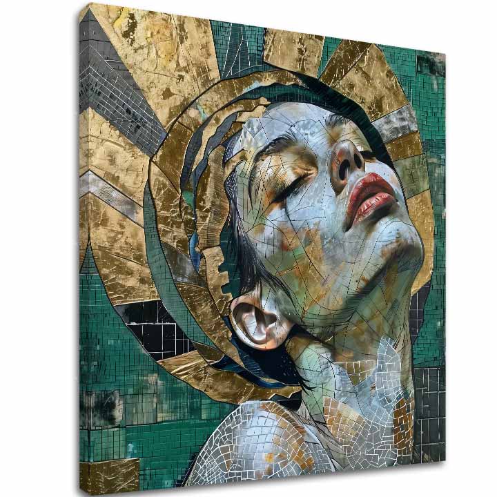 Slika Veličanstvena lepota – 3D canvas gallery-wrap platno ručno dorađeno akrilnim bojama, sa teksturom.