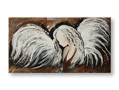 Ručno oslikana zidna umetnost ANJEL JOBFB533E1