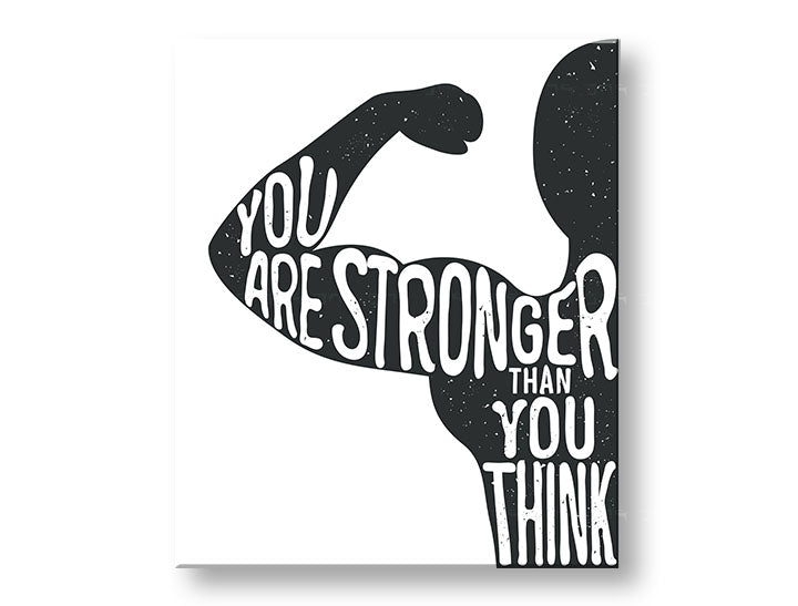 Motivaciona zidna umetnost Ti si jači/jača