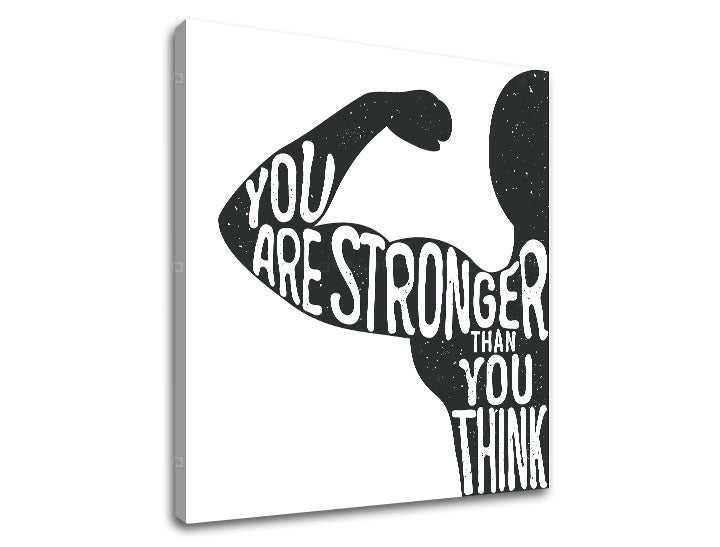 Motivaciona zidna umetnost Ti si jači/jača - slika 2
