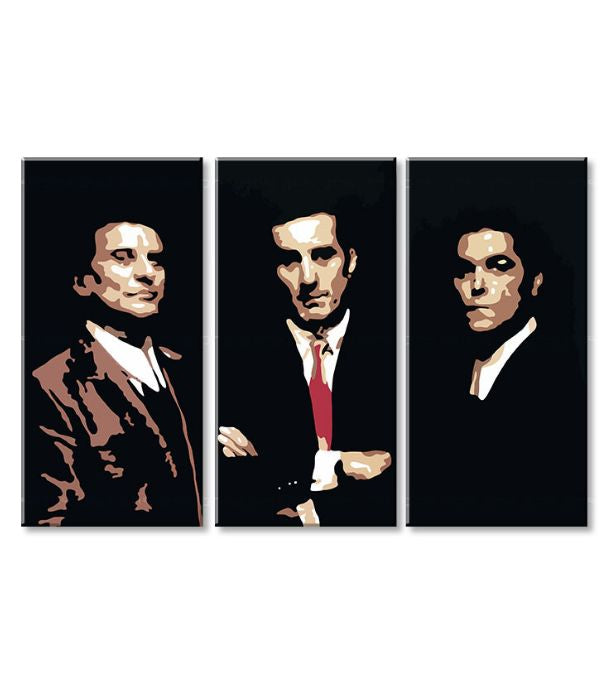 Moderan slika na platnu s motivom Goodfellas - Najlepšie mafiánske roly u crno-bežih nijansama, slava | Najveći mafiáni na platnu Goodfellas - Najlepšie mafiánske roly – proizvod, pogled 3