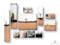 Autorska reprodukcija na platnu LAND XOBAM015E12