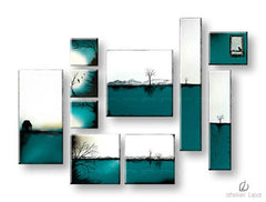 Autorska reprodukcija na platnu LAND XOBAM016E10