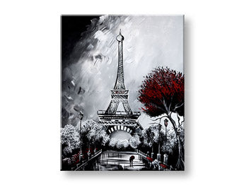 Autorska reprodukcija na platnu AJFELOVA KULA XOBAM032E1