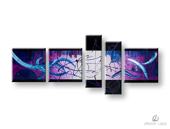 Autorska reprodukcija na platnu APSTRAKT XOBDA042E5