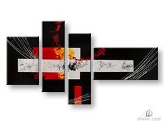 Autorska reprodukcija na platnu APSTRAKT XOBDO098D4