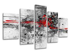 5-delna zidna slika APSTRAKT AB016E50