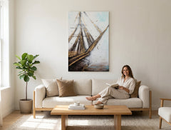 Ručno oslikana zidna slika APSTRAKT 1 deo - 60x90 cm