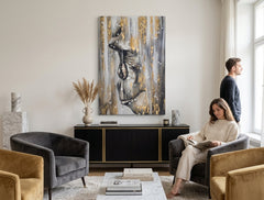 Ručno oslikana zidna slika GORILA 1 deo - 80x120 cm