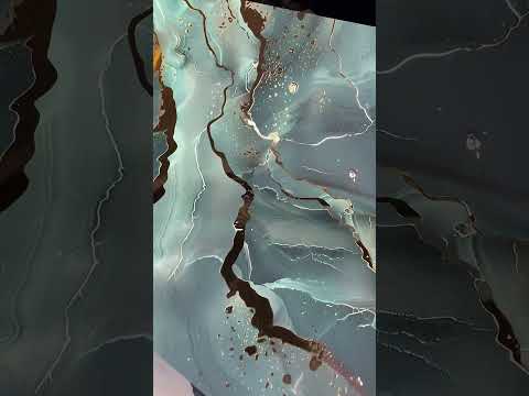 Zidni poster sa EKSTRA efektom - Zlatne latice