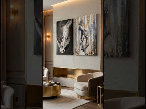 Ručno oslikana zidna slika ŠETNjA PARIZOM 1 deo 60x90 cm