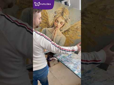 Slike anđela Jutarnja molitva | dovršeno rukom umetnika