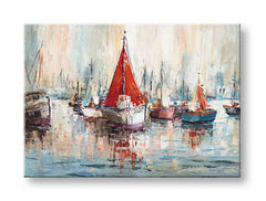 Ručno oslikana zidna slika LODE 1 deo CFABC006 - 70x50 cm