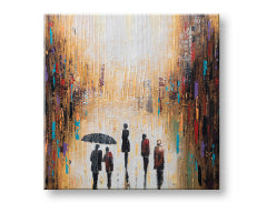 Ručno oslikana zidna slika LjUDI 1 deo 70x70 cm CFAZH2916E1