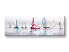 Ručno oslikana zidna slika LODE 1 deo CFAZH5842C+ME1 - 120x40 cm