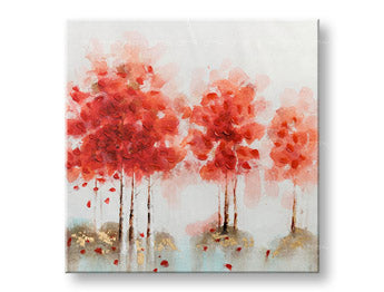 Ručno oslikana zidna slika APSTRAKT 1 deo CWF11078WE1 - 70x70 cm