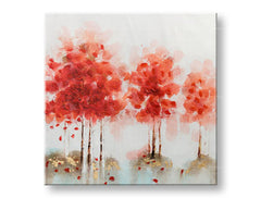 Ručno oslikana zidna slika APSTRAKT 1 deo CWF11078WE1 - 70x70 cm