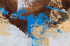 Ručno slikan slika na platnu s motivom religiozni motiv u belo-smeđih nijansama, sofisticirana atmosfera, pogodan za kancelarije | Slikana slika za zid APSTRAKT – proizvod