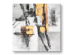 Ručno oslikana zidna slika APSTRAKT 1 deo CWF1143L1E1 - 60x60 cm