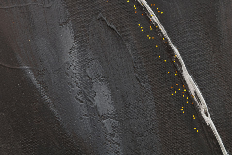 Ručno slikan slika na platnu s motivom cveće, priroda u belo-bežih nijansama, sofisticirana atmosfera, priroda i elegancija, pogodan za hodnika – proizvod, pogled 4