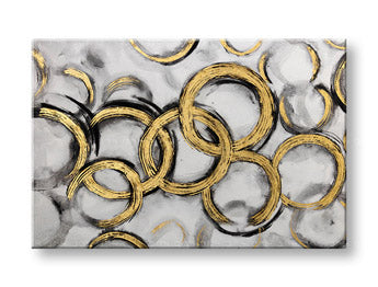 Ručno oslikana zidna slika APSTRAKT 1 deo 90x60 cm CWF1263ZE1