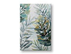 Ručno slikan slika na platnu s motivom LIŠĆE, priroda u belo-sivih nijansama, mirna atmosfera, priroda i rast i razvoj, pogodan za hodnika – glavna