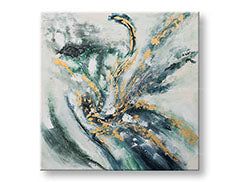 Ručno oslikana zidna slika APSTRAKT 1 deo CWFAB035 - 100x100 cm