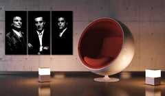 Ručno slikan slika s motivom Goodfellas u crno-belih nijansama | Ručno slikan POP Art slika Goodfellas, snaga i moć – pregled