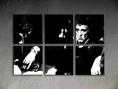 Ručno oslikana POP ART slika SCARFACE-AL PACINO 150k100 cm - слика 2