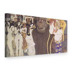 Slika na platnu Betovenov friz – Gustav Klimt, 3D prikaz