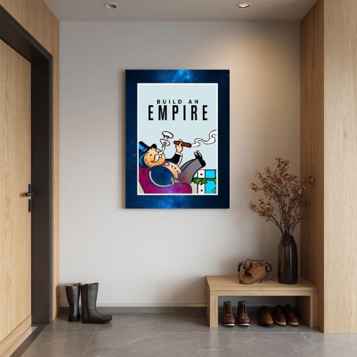 Slika na platnu Build an Empire - Preduzetnički Citát - slika 2
