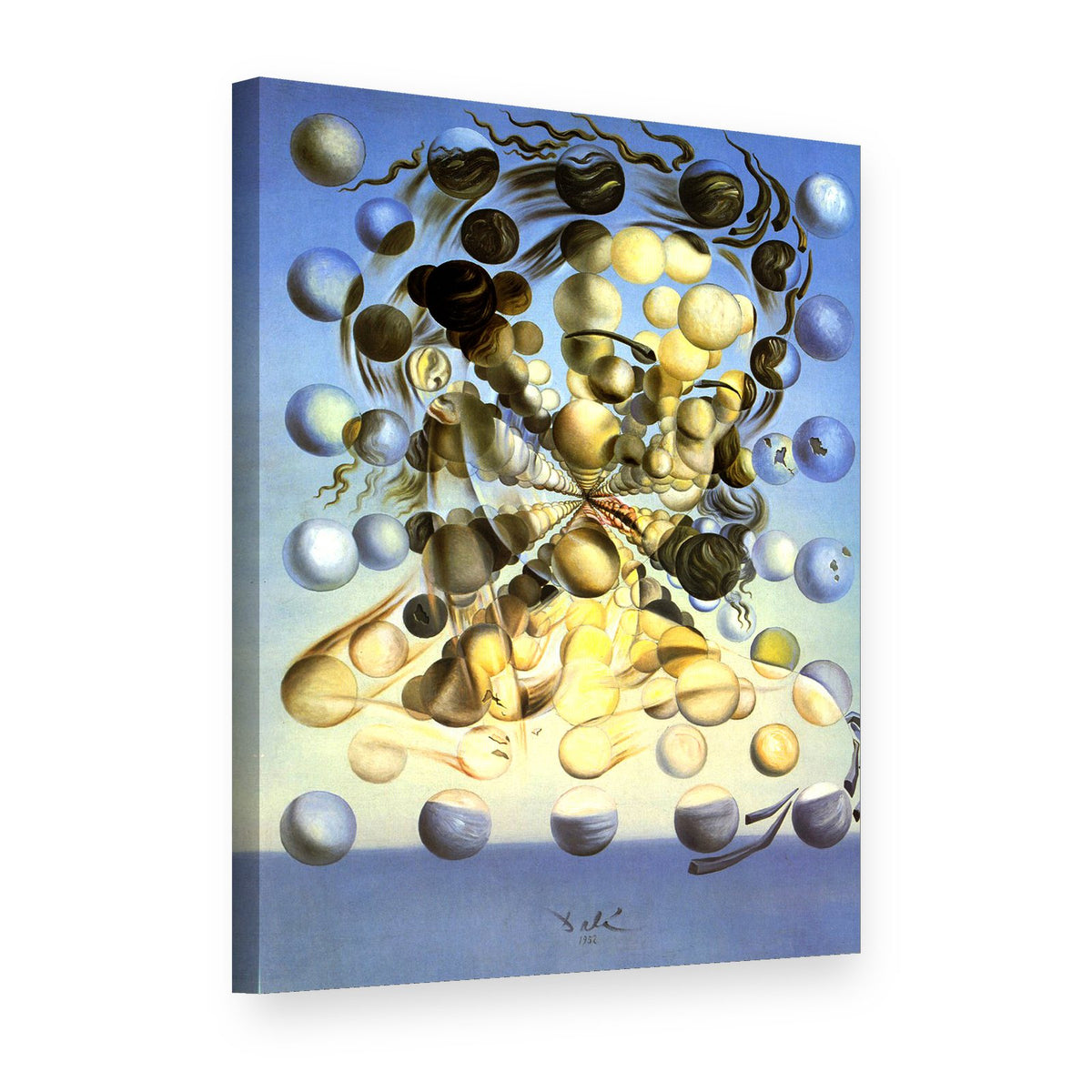 Slika na platnu Galateja sfera – Salvador Dali, 3D prikaz