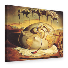 Slika na platnu Geopolitičko dete posmatra rađanje novog čoveka – Salvador Dali, 3D prikaz