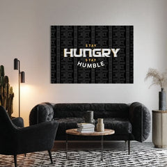 Slika na platnu Stay Hungry, Stay Humble - Motivacioni Citát - slika 2