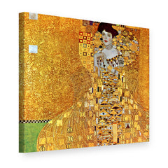 Slika na platnu Portret Adele Bloh-Bauer – Gustav Klimt, 3D prikaz
