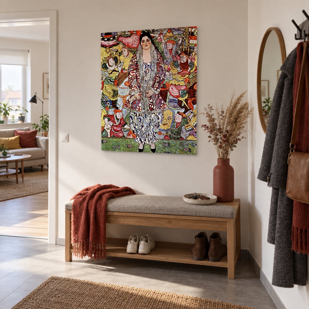 Slika na platnu Portret Friderike Marije Ber – Gistav Klimt u predsoblju