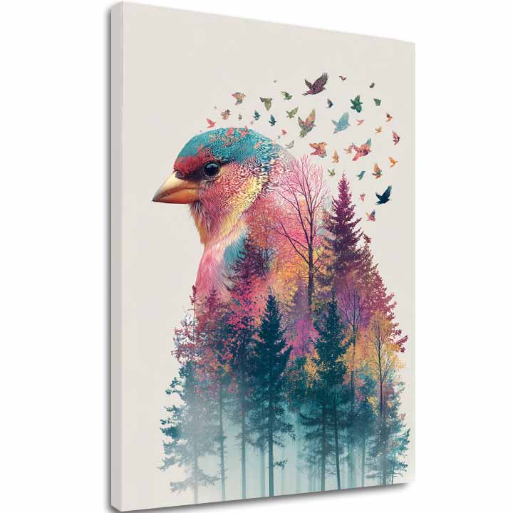 Slika na platnu Lesná sova - Mystická dekoracija - glavna slika