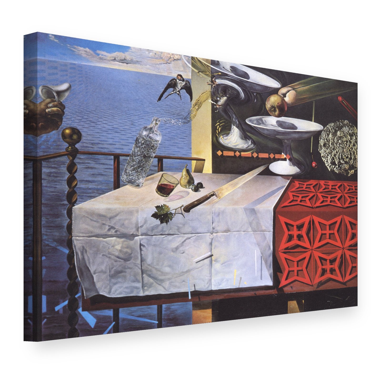 Slika na platnu Živa mrtva priroda – Salvador Dali, 3D prikaz