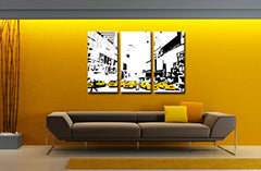 Ručno oslikana POP art slika NjUJORK 3 dela 0107 nyc