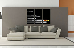 Ručno oslikana POP Art slika NOVA POP Art slika iz 3 dela, np