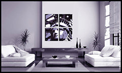 Ručno oslikana POP art slika Statua slobode, 4 dela, fs