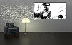 Ručno oslikana POP art slika Ožiljak 1 deo smp