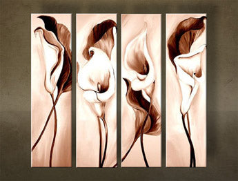 Ručno oslikana slika CVEĆE od 4 dela NU0021E4