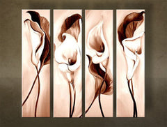 Ručno oslikana slika CVEĆE od 4 dela NU0021E4