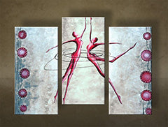 Ručno oslikana slika LjUBAV 3 dela NU0028E3