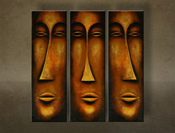 Ručno oslikana slika Inspiracija, 3 dela NU0030E3